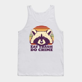 Mischievous Raccoon Antics Tank Top